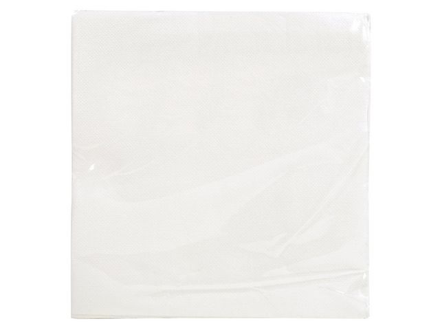 Servett 2-lags EXACO 38x38cm vit 40/fp