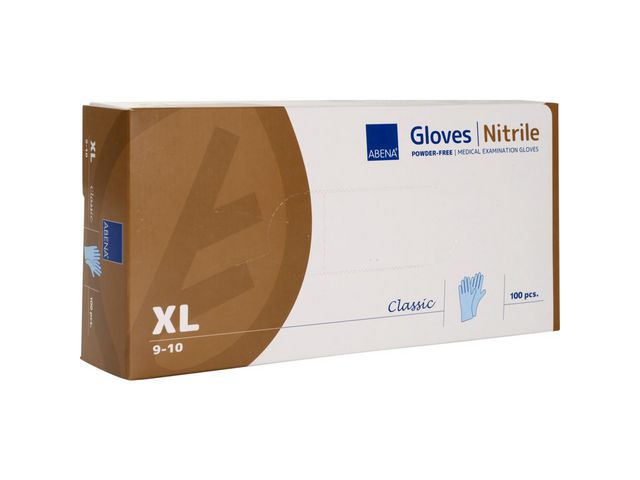 Nitrilhandske Classic blå XL 100/fp