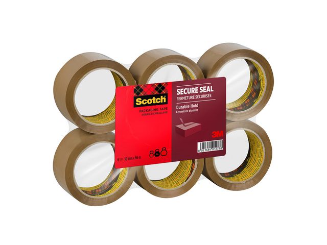 Packtejp SCOTCH Secu 50mmx66m brun 6/fp