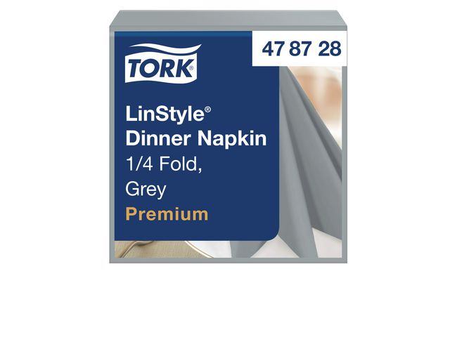 Servett TORK LinStyle Middag grå 50/fp