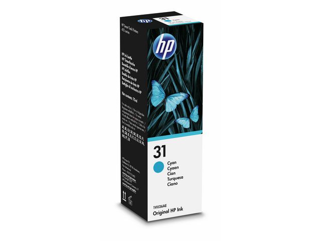 Påfyllnadsbläck HP 1VU26AE 31 cyan