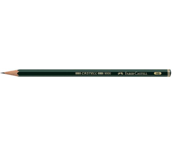 Blyertspenna Faber Castell 9000 4B