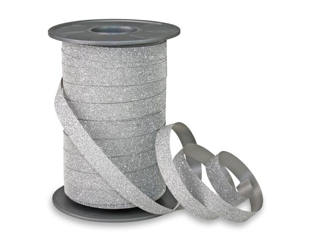 Glitterband silver 10mmx100m