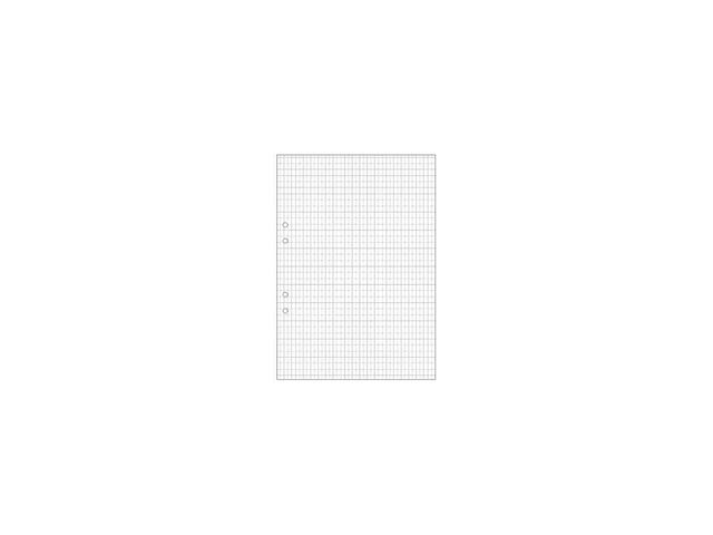 Lösblad A4 rutat 5x8mm hålat 500/fp