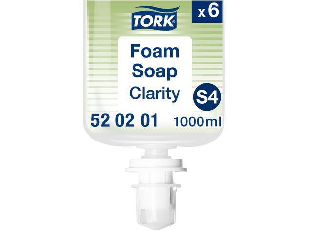 Skumtvål TORK S4 Clarity oparfymerad 1L