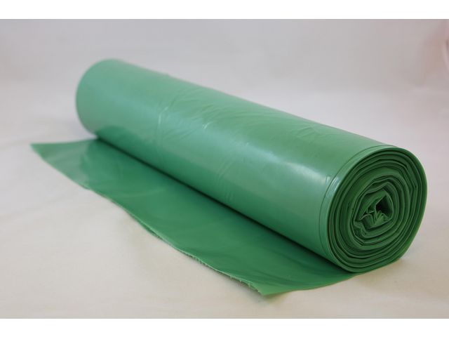Plastsäck Bio COEX 125L 45my grön 25/rl