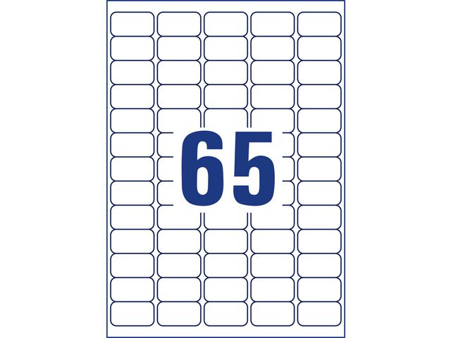 Etikett AVERY Stretch 38x21mm 3250/fp