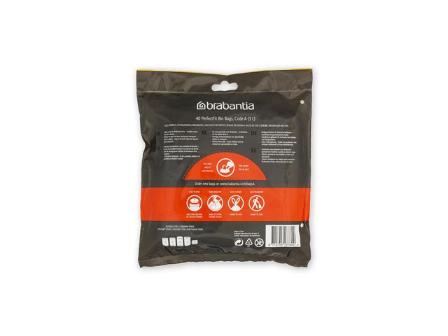 Insatspåse A BRABANTIA 3L vit 40/fp
