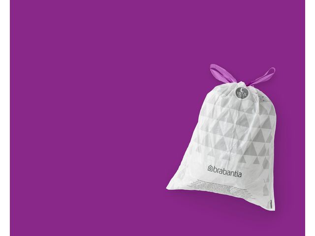 Insatspåse C BRABANTIA 10-12L vit 40/fp