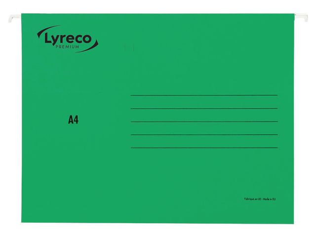 Hängmapp LYRECO A4 grön 25/fp