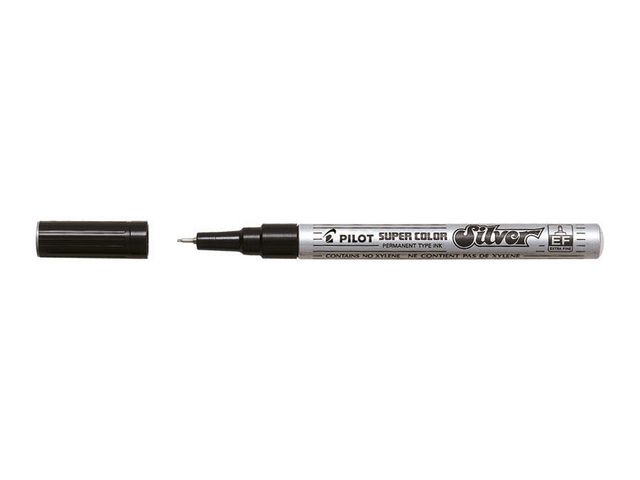 Märkpenna PILOT Super Color EF silver