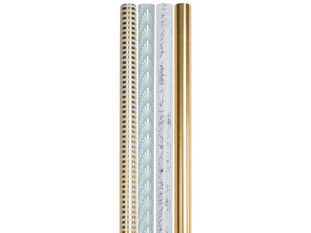 Presentpapper metallic mix 70cmx2m