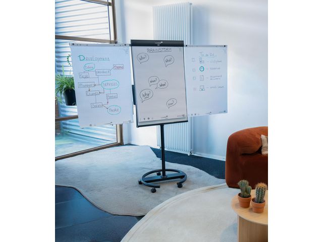 Blädderblocksställ Sketch Pro mobil rund