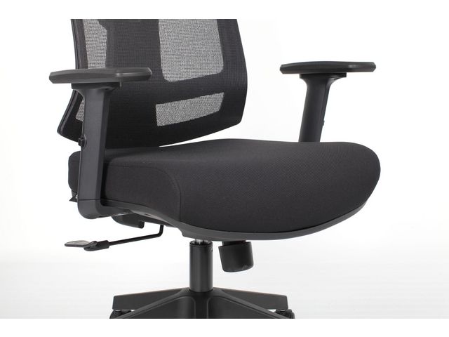 Konstorsstol LYRECO Orion mesh svart