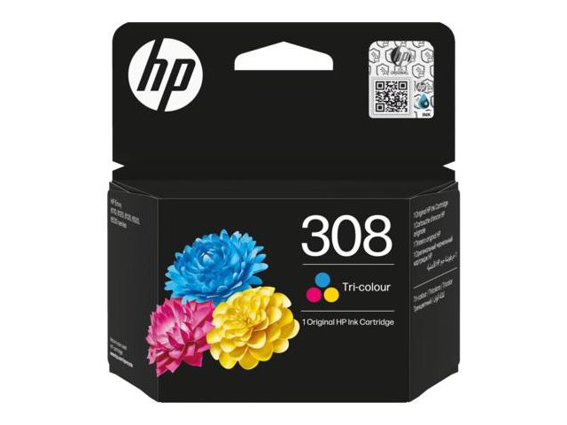 Bläckpatron HP 7FP20UE 308 Färg