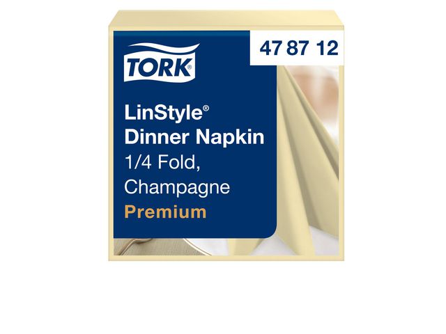 Servett TORK LinStyle Middag champ 50/fp