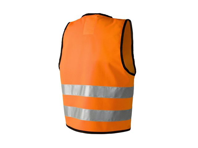Reflexväst Kardborre fram S orange