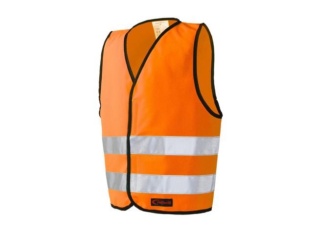 Reflexväst Kardborre fram L orange