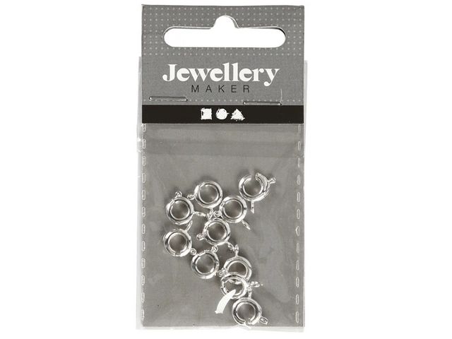 Halsbandslås fjäderlås 7 mm 10/fp