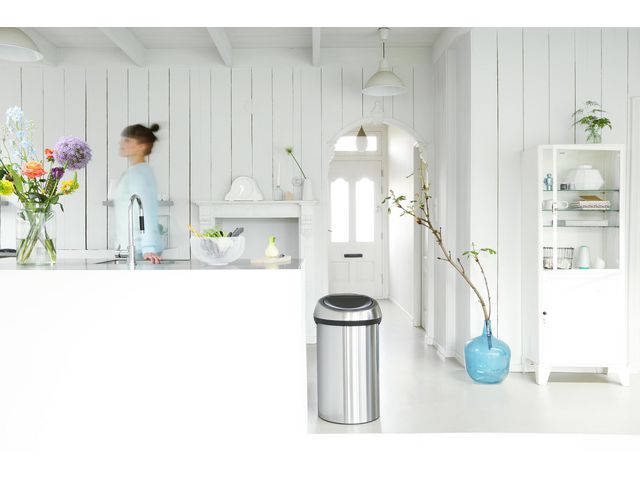 Papperskorg BRABANTIA Touch 60L silver
