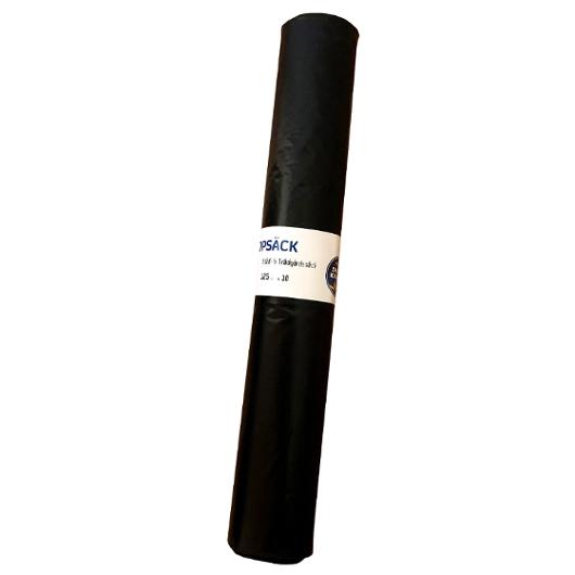 Plastsäck LD R100 125L 40my svart 10/rl