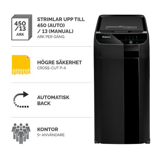 Dokumentförstörare FELLOWES AutoMax 450C