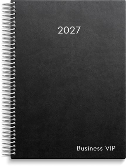 Kalender Business VIP 2027 svart
