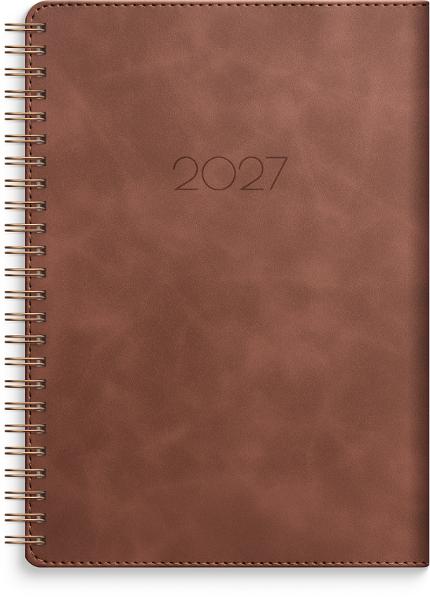 Kalender Business A5 Twist 2027 brun