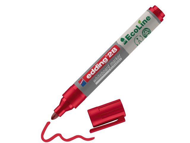 Whiteboardpenna EDDING Eco 28 röd