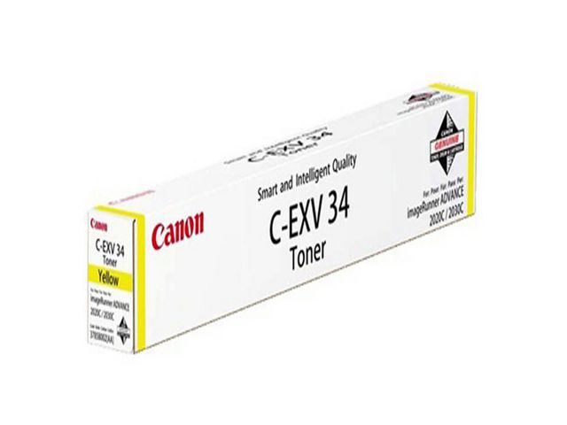 Toner CANON 3785B002 C-EXV34 19K gul